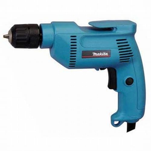 Makita 6408K 3/8" Drill, 4.9 AMP, 0-2,500 RPM, var. spd., reversible, keyless, case