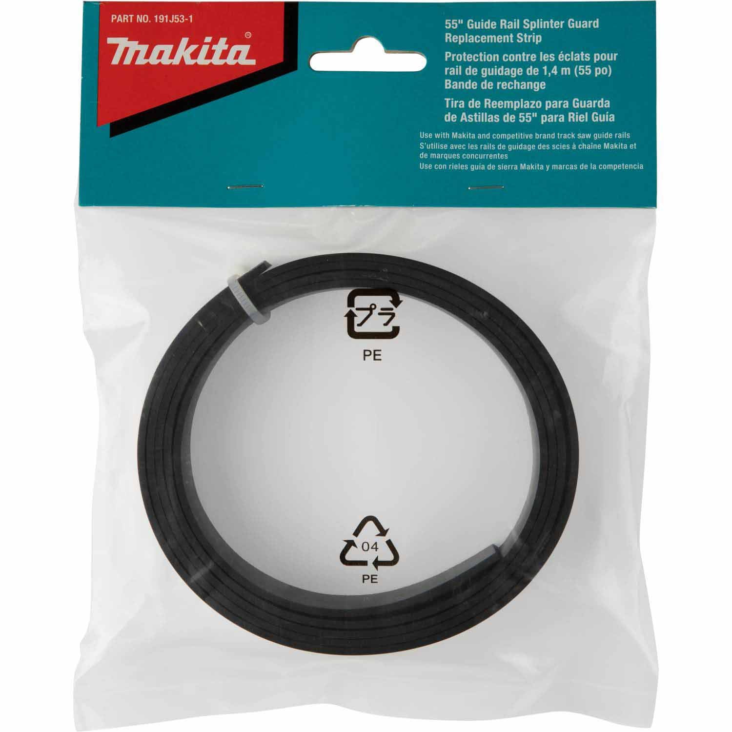 Makita 191J53-1 55" Guide Rail Splinter Guard Replacement Strip