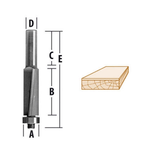 Makita 733326-a 1/2" Super Trim Router Bit