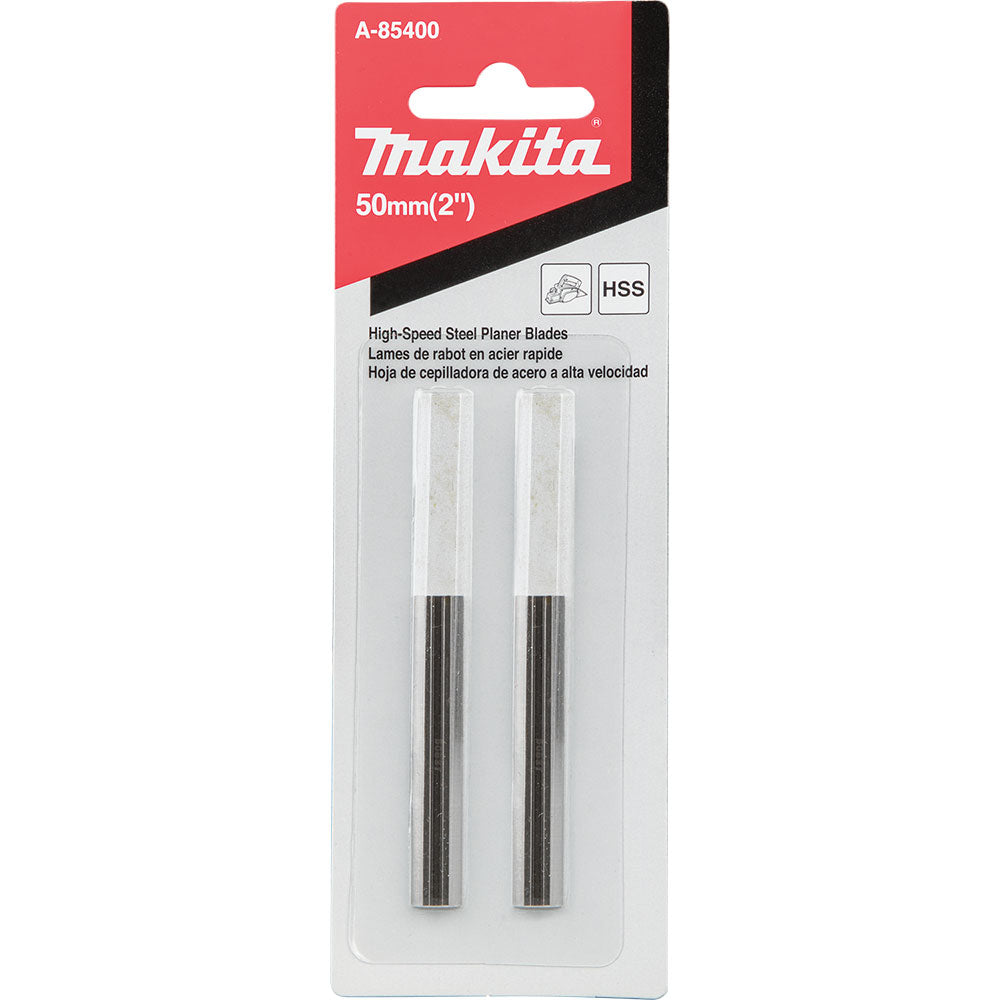 Makita A-85400 2" Planer Blade, Double Edged High Speed Steel, 2/pk