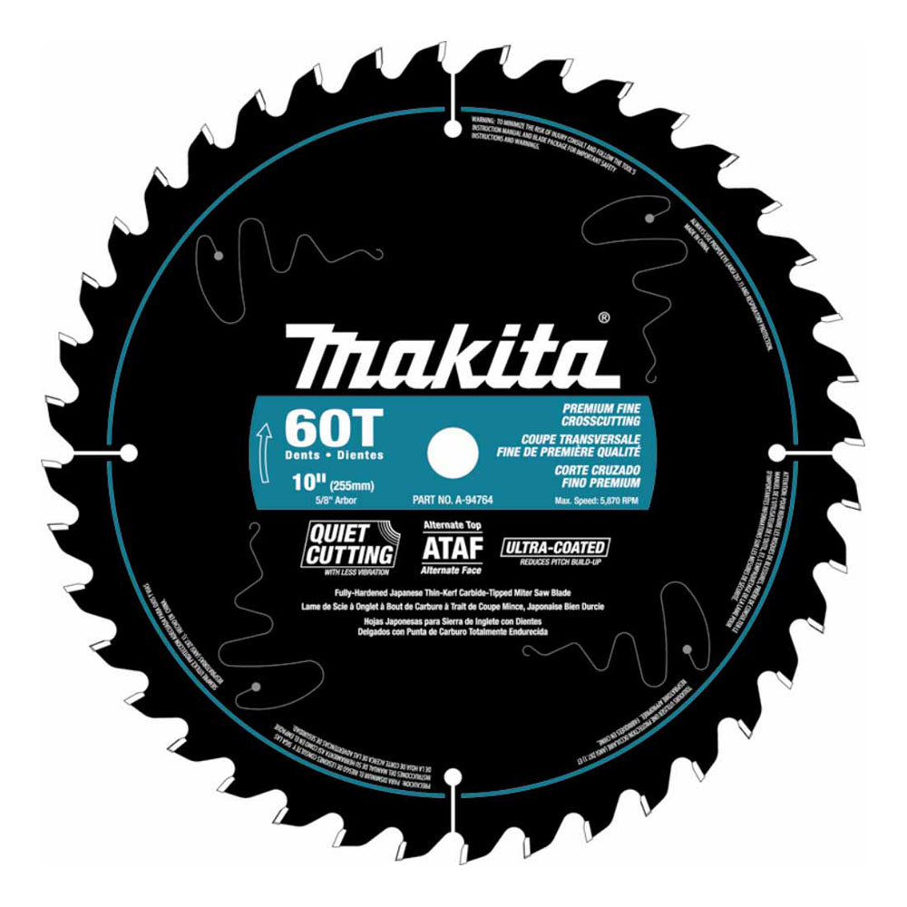 Makita A-94801 12" x 1" 80T Miter Saw Blade