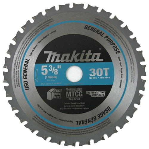 Makita A-95037 TCT Saw Blade 5-3/8" X 5/8" X 30T