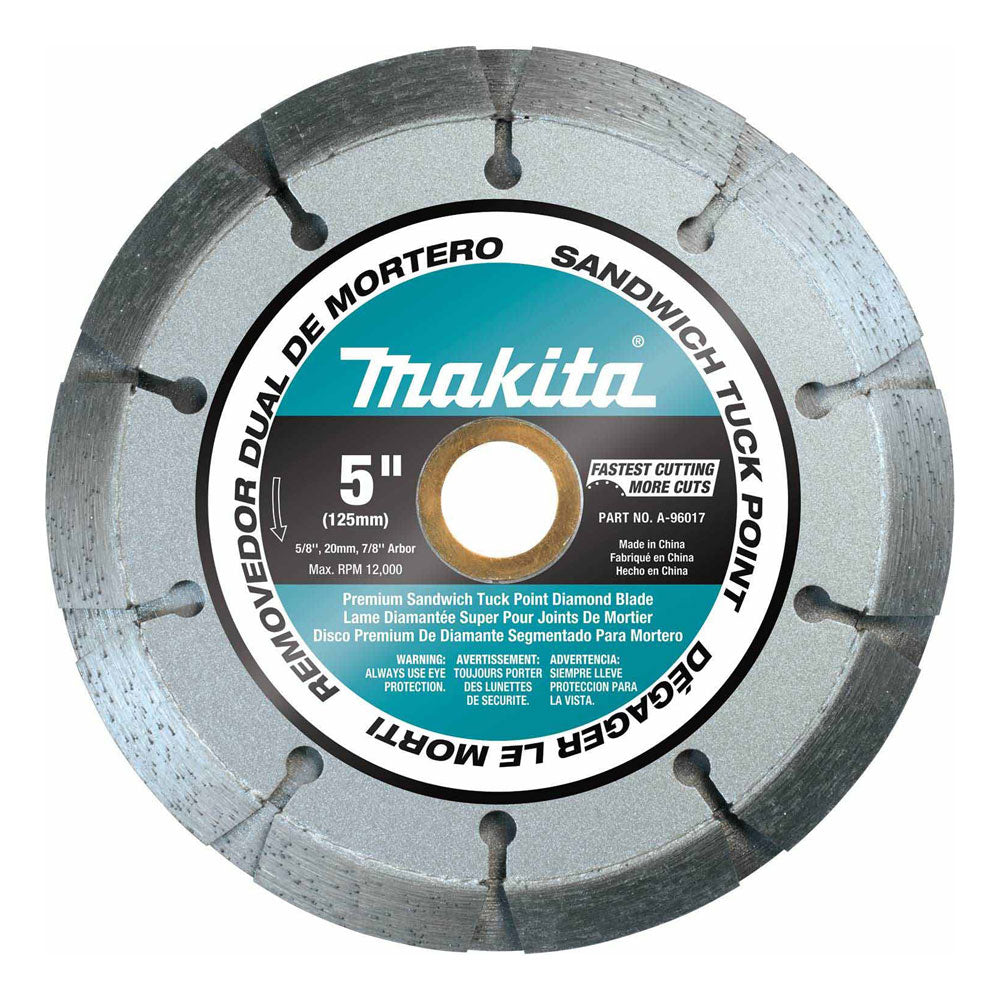 Makita A-96017 5" Dual Sandwich Diamond Tuck Point Blade