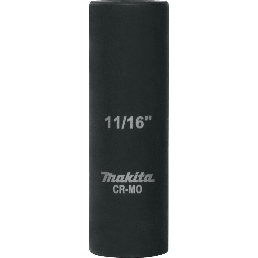 Makita A-96285 11/16" Deep Well Impact Socket, 1/2" Drive