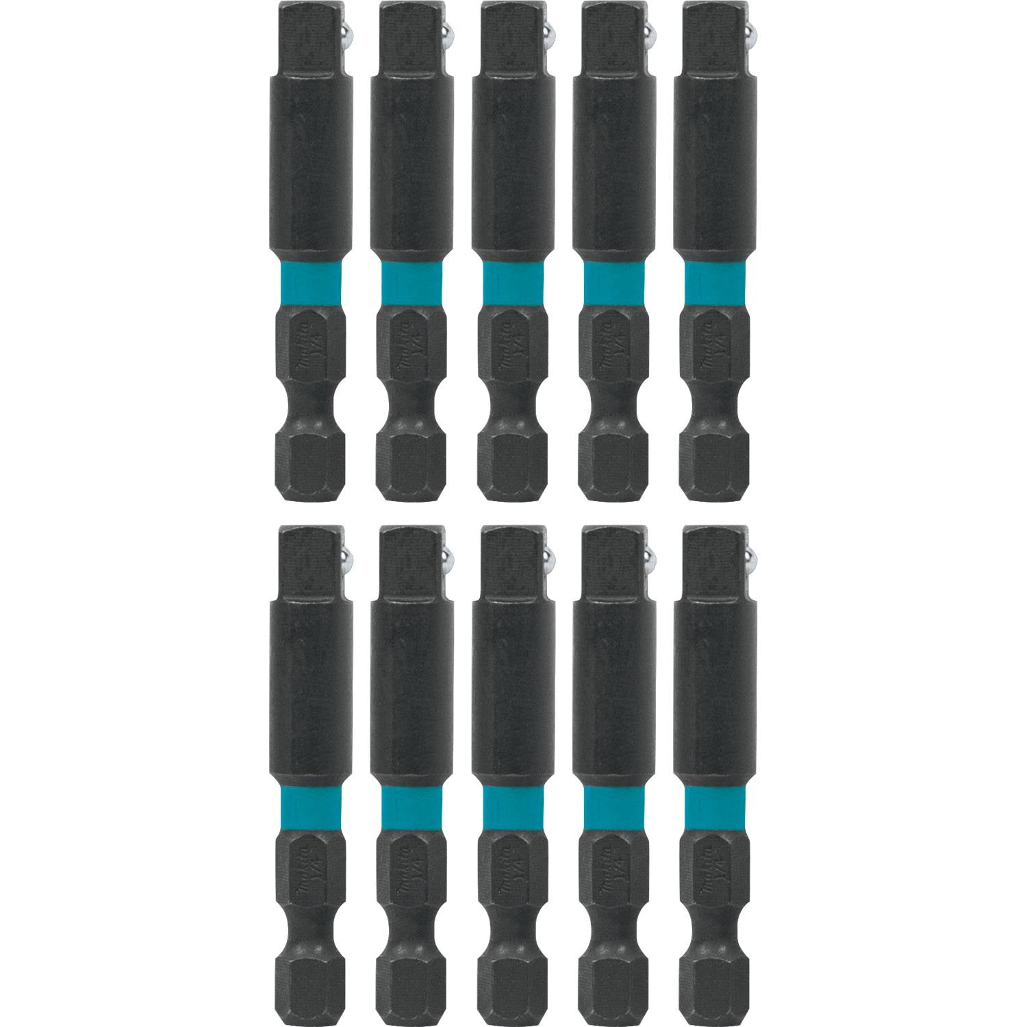 Makita A-99362 ImpactX  1/4" x 2" Socket Adapter, 10/pk, Bulk