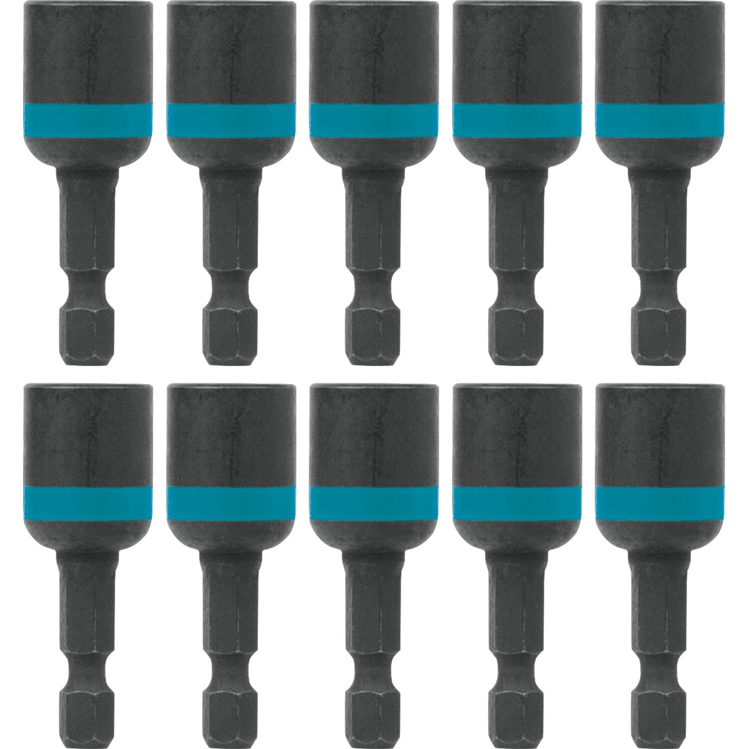 Makita A-99487 ImpactX  7/16" x 1-3/4" Magnetic Nut Driver, 10/pk, Bulk