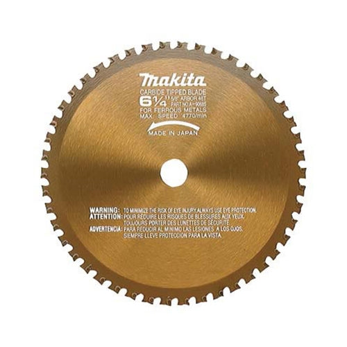 Makita a-90685 6-1/4"46 Tooth Carbide Saw Blade or Ferrous Metal Cutting