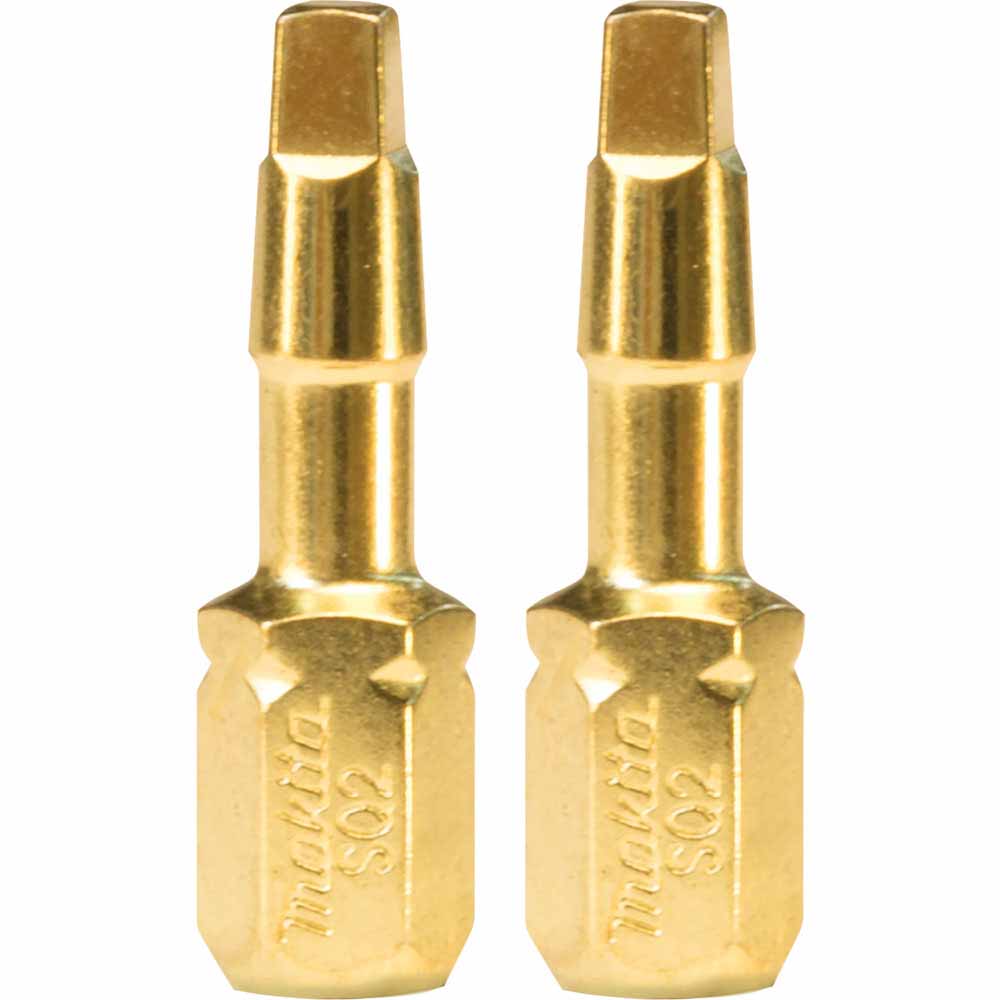 Makita B-44719 Impact GOLD® #2 Square Insert Bit, 2/pk