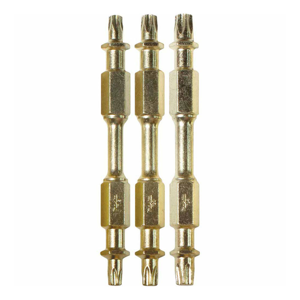 Makita B-49616 Impact Gold 2-1/2" Torx Double-Ended Bit Set 3 Piece