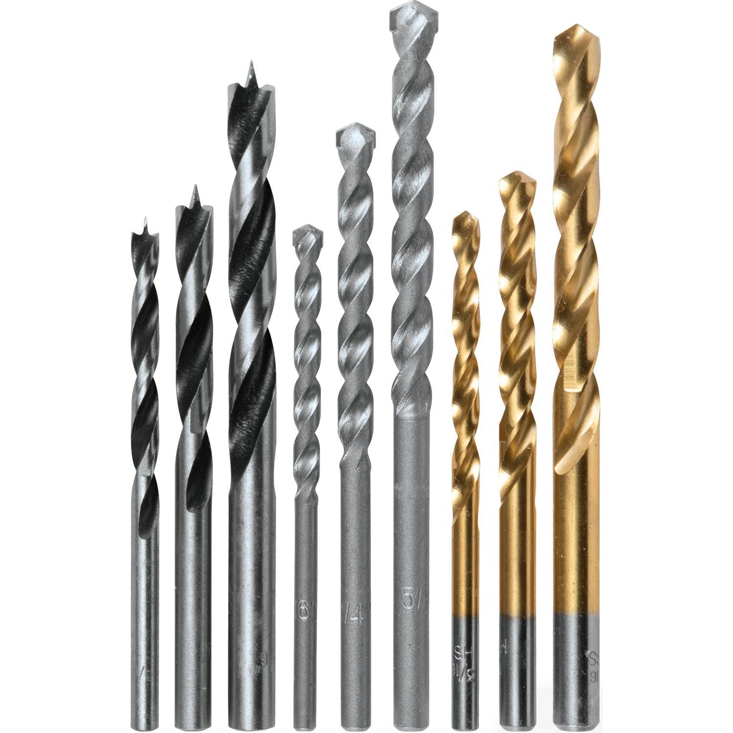 Makita D-16449 9 Pc. Assorted Drill Bit Set