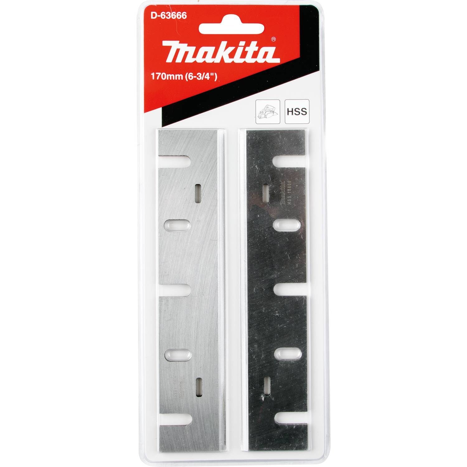 Makita D-63666 Planer Blade Set 170, 1806B - 2