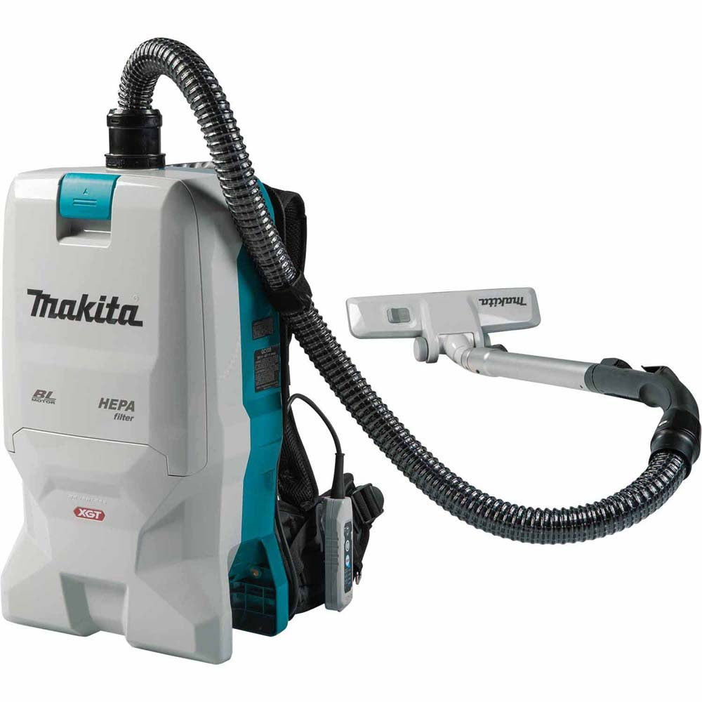 Makita GCV08PM 40V Max XGT Brushless Cordless 6 Quart HEPA Filter Backpack Dry Vacuum Kit (4.0Ah)