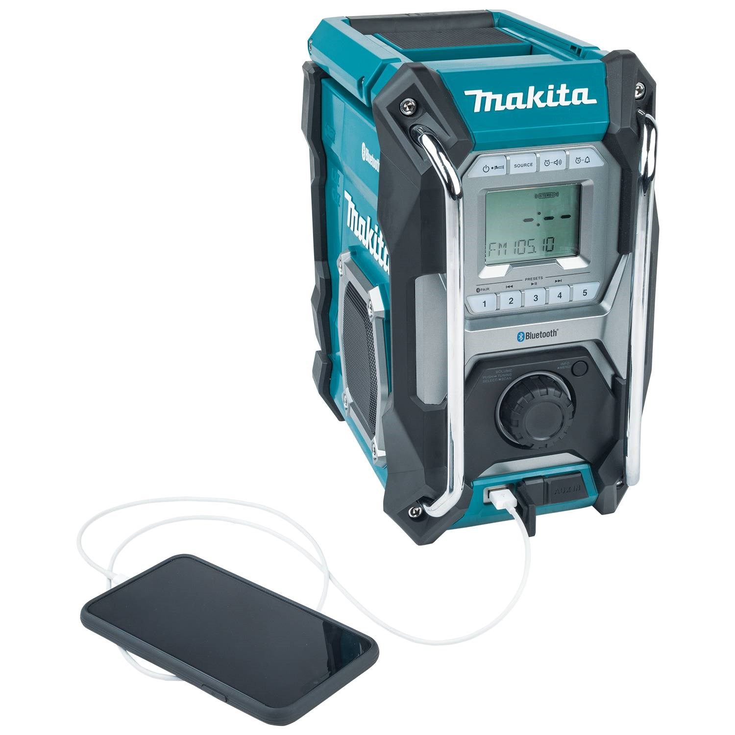 Makita GRM02 40V max XGT® Bluetooth® Job Site Radio, Tool Only - 3