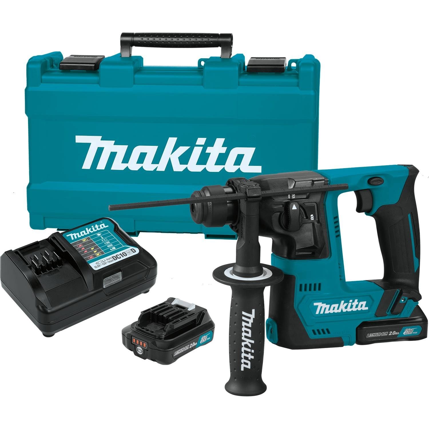 Makita RH02R1 12V Max CXT Li-Ion Cordless 9/16 In. Rotary Hammer Kit