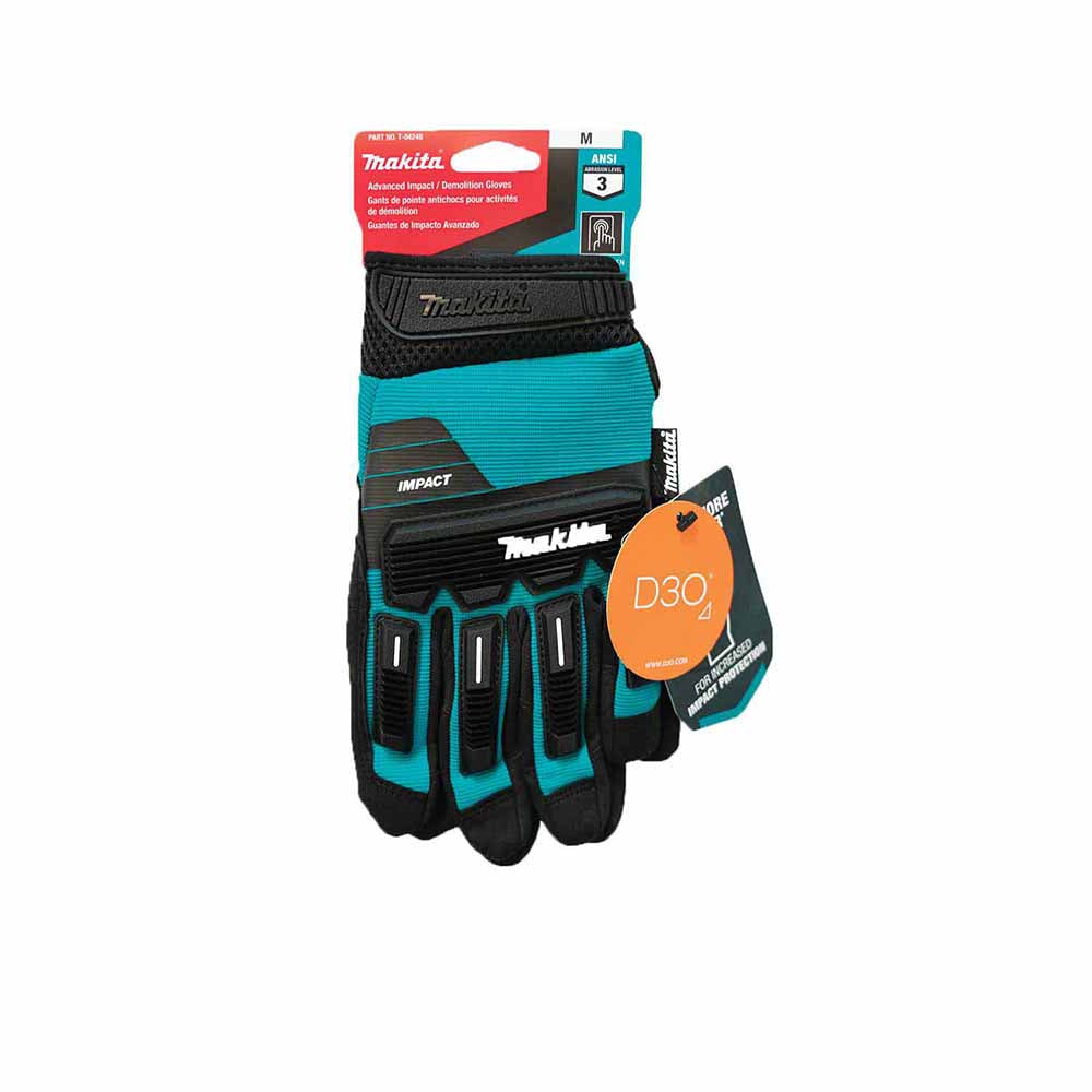 Makita T-04248 Advanced Impact Demolition Gloves (Medium) - 2