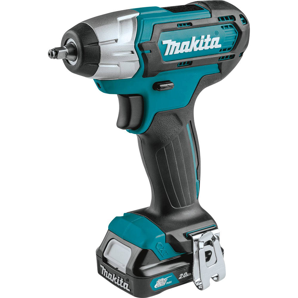 Makita WT04R1 12V Max CXT Lithium-Ion Cordless 1/4" Impact Wrench Kit - 2