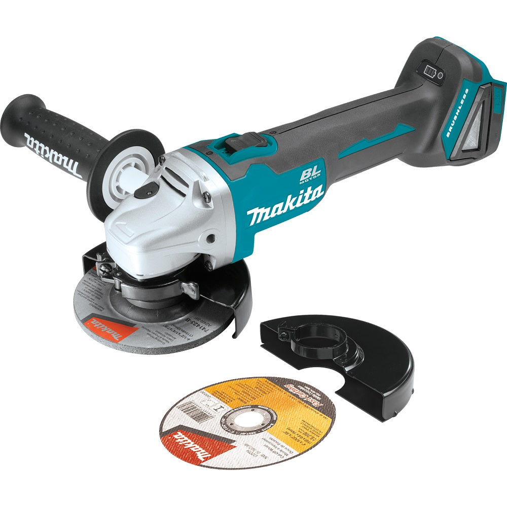 Makita XAG04Z 18V LXT Li-Ion Brushless 4-1/2" / 5" Angle Grinder (Tool Only) - 2