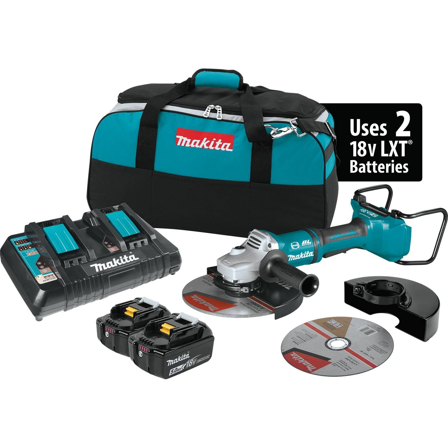 Makita XAG13PT1 18V X2 LXT Li-Ion (36V) Brushless Cut-Off/Angle Grinder