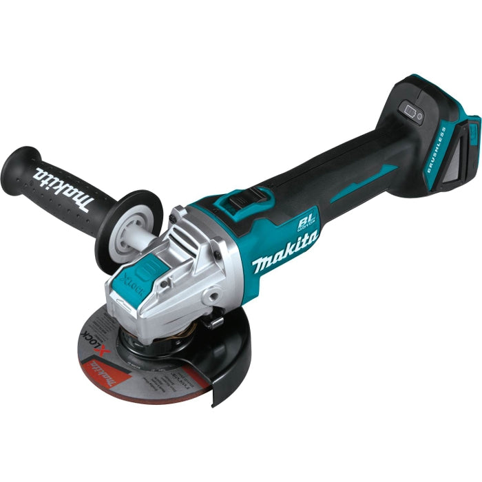 Makita XAG25Z 18V LXT 4-1/2” / 5" X-LOCK Angle Grinder, with AFT