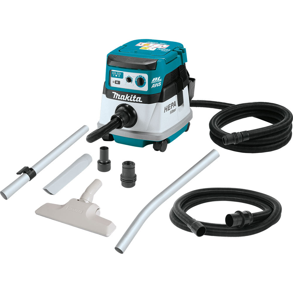 Makita XCV08Z 18V X2 LXT Dry Dust Extractor/Vacuum, AWS™ (Tool Only) - 11