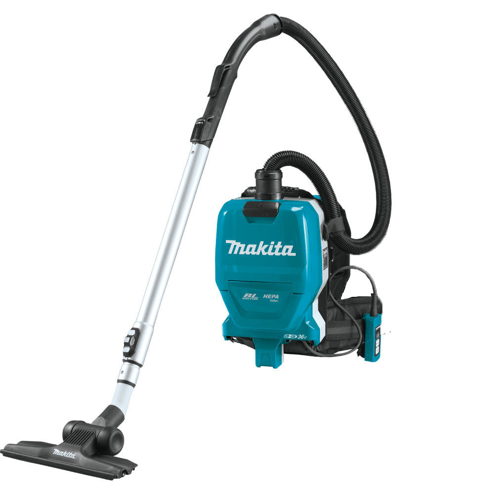 Makita XCV09Z 18V X2 LXT (36V) Brushless 1/2 Gal HEPA Backpack Vacuum