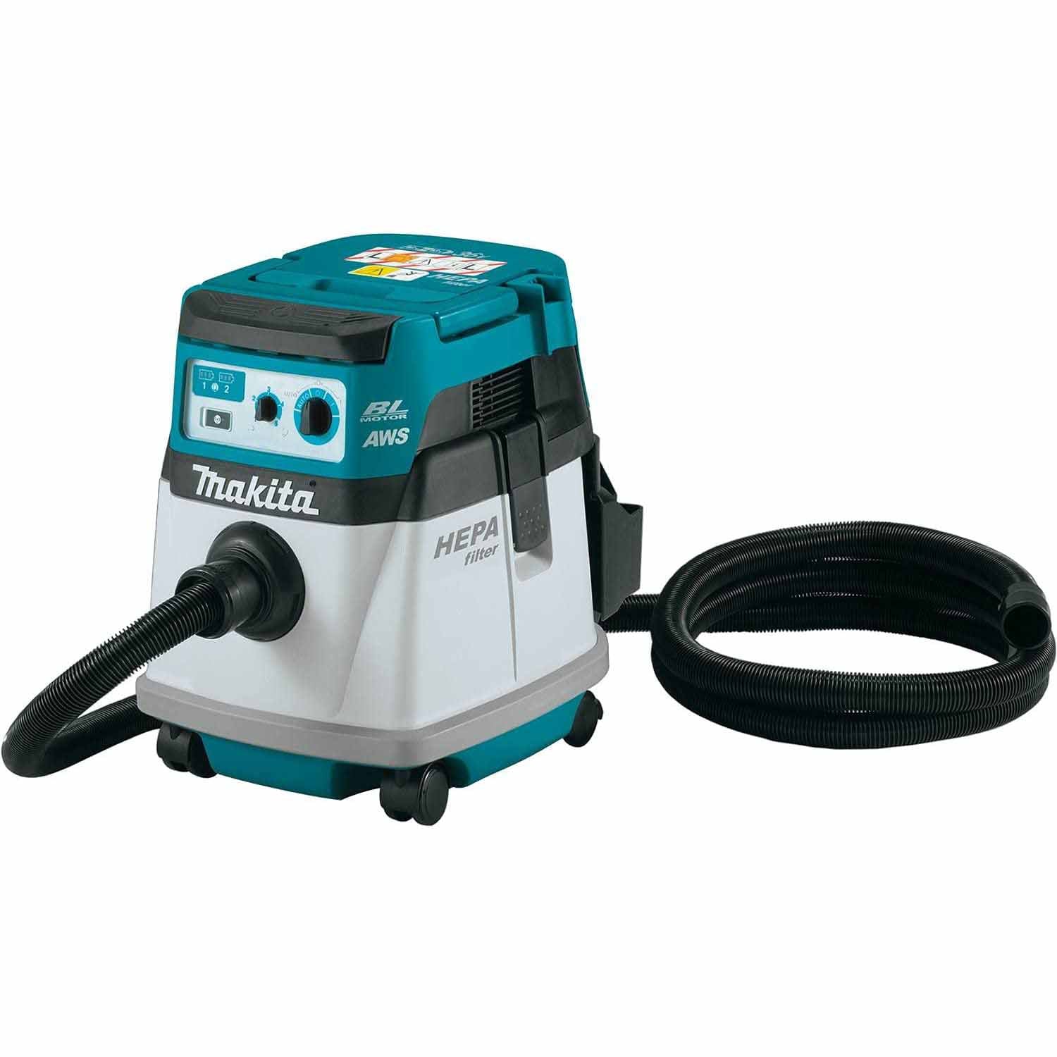 Makita XCV25ZUX 36V (18V X2) LXT Dry Dust Extractor/Vacuum, AWS®, Tool Only