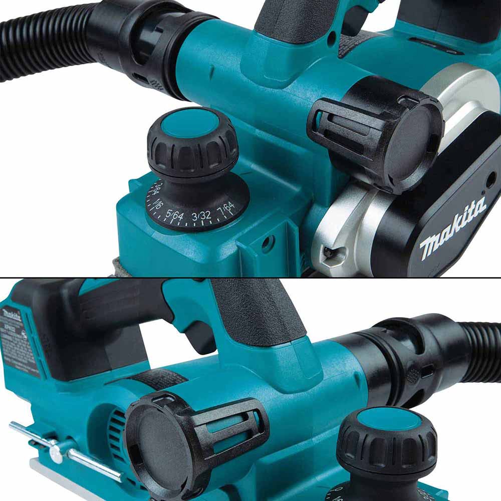 Makita XPK02Z 18V LXT Lithium-Ion Cordless 3-1/4" Planer, AWS™ Capable (Tool Only) - 7