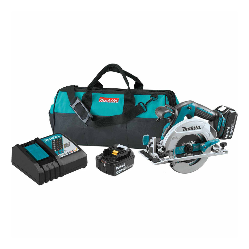 Makita XSH03T 18V LXT Li-Ion Brushless 6-1/2" Circular Saw Kit