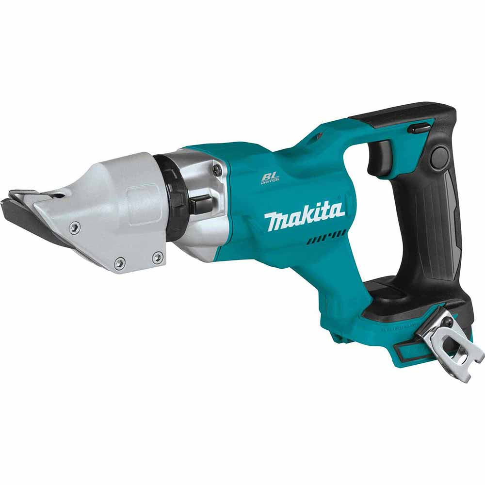 Makita XSJ03Z 18V LXT Lithium‑Ion Brushless Cordless 14 Gauge Straight Shear, Tool Only