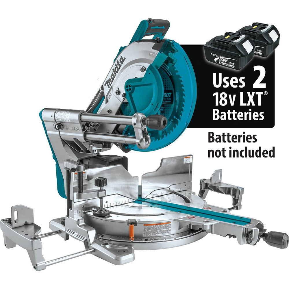 Makita XSL08Z 18V X2 LXT (36V) Brushless 12" Sliding Compound Miter Saw - 2