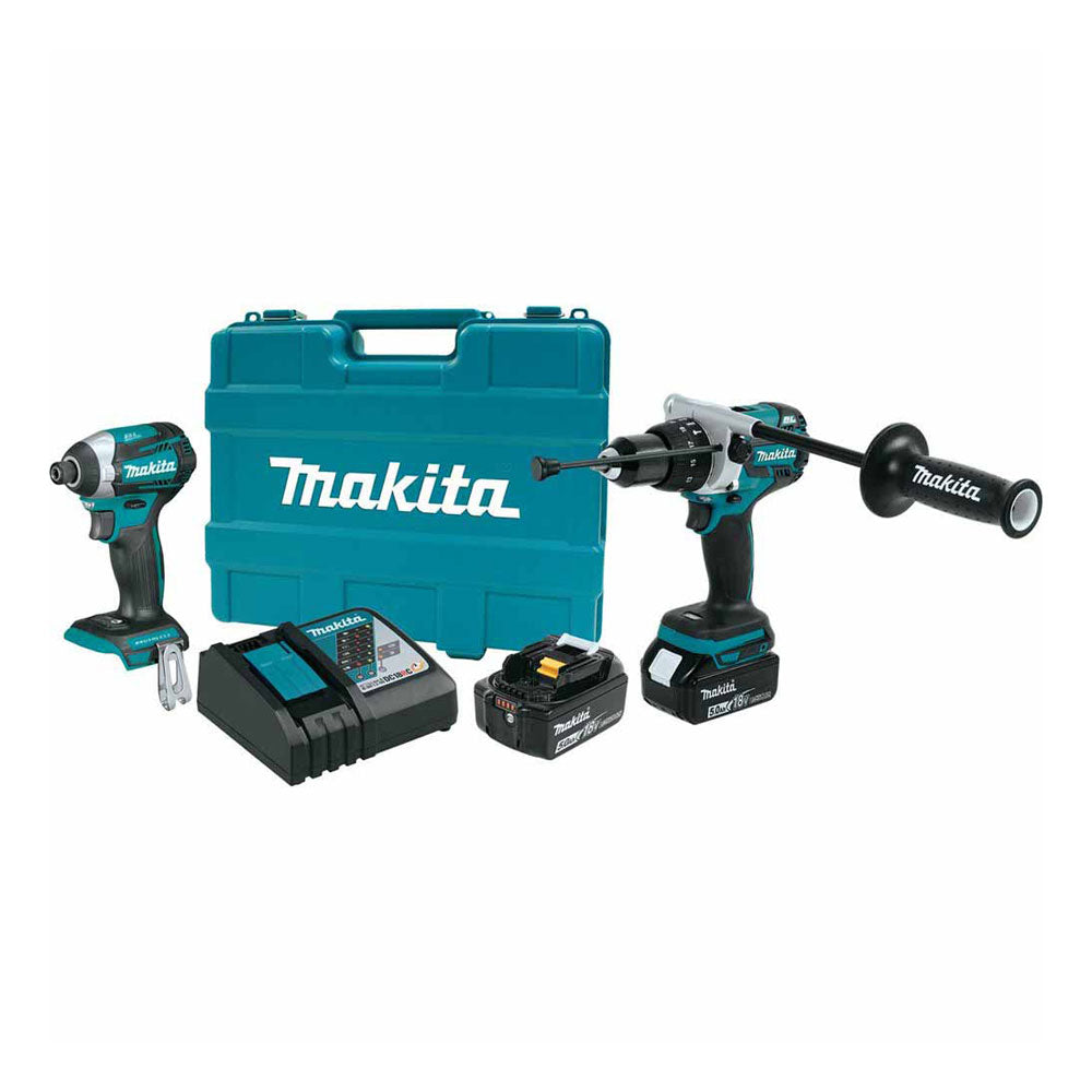 Makita XT268T 18V LXT Li-Ion Brushless Cordless 2-Piece Combo Kit