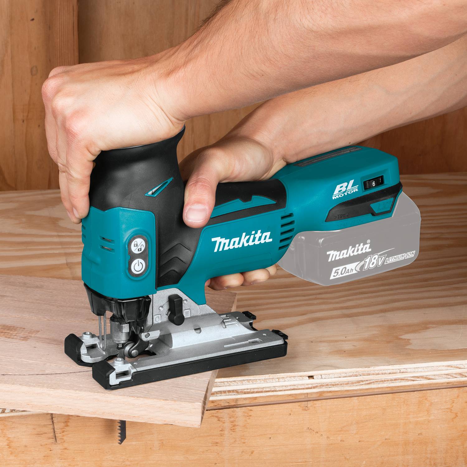 Makita XVJ01Z 18V LXT® Brushless Barrel Jig Saw - 5