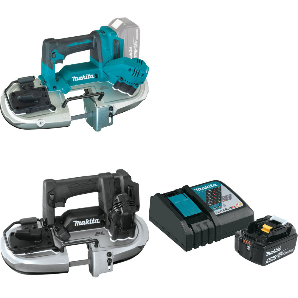 Makita XBP04Z 18V LXT Band Saw W/ XBP05ZB 18V Band Saw, Bare & FREE Starter Pack