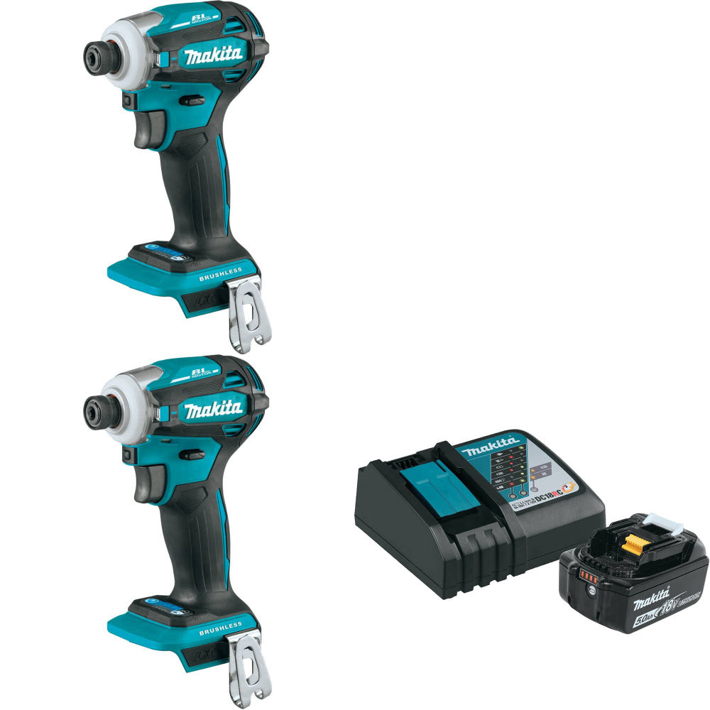 Makita XDT19Z 18V Impact Driver W/ EXTRA 18V Impact Driver & FREE Starter Pack