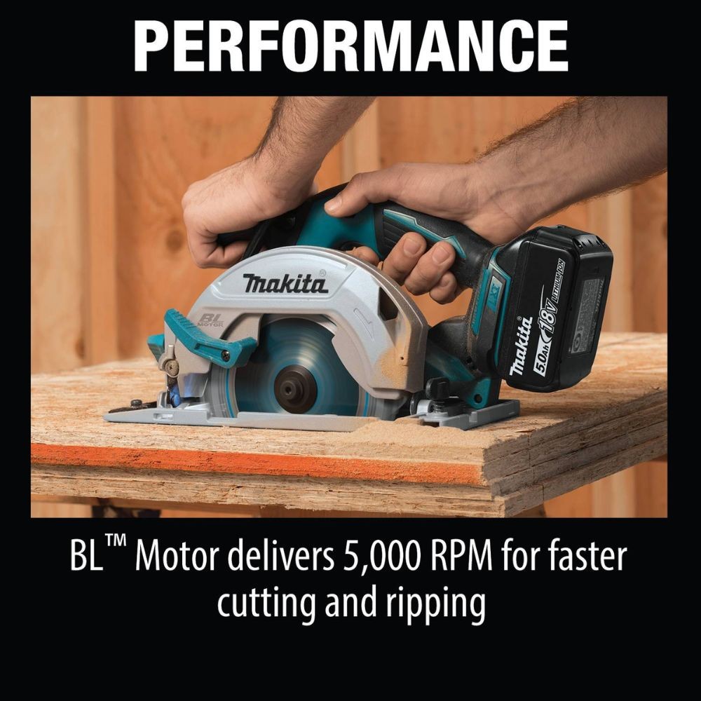 Makita XT707PT 18V LXT Lithium-Ion Brushless Cordless 7 Pc. Combo Kit, XPH14Z, XDT14Z, XRJ05Z, XSH03Z, XAG04Z, XRM06B, DML815, dual port charger, bag (5.0Ah)